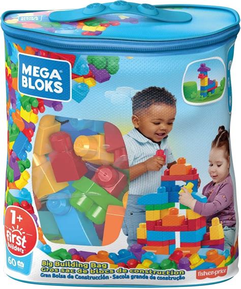 MEGA BLOKS Big Building Bag building set with 60 big and colorful.